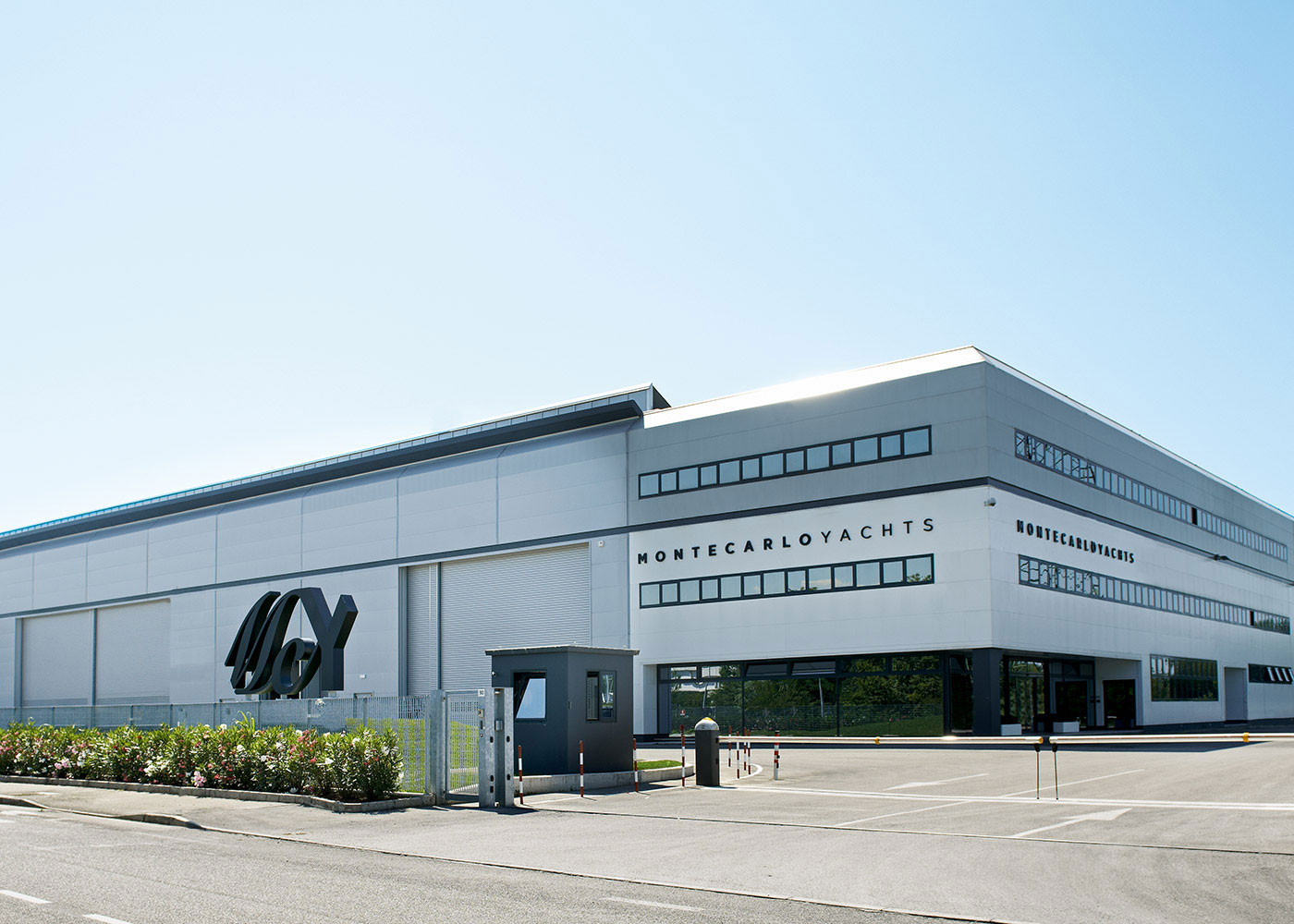 Monte Carlo Yachts Yard in Monfalcone, Italy